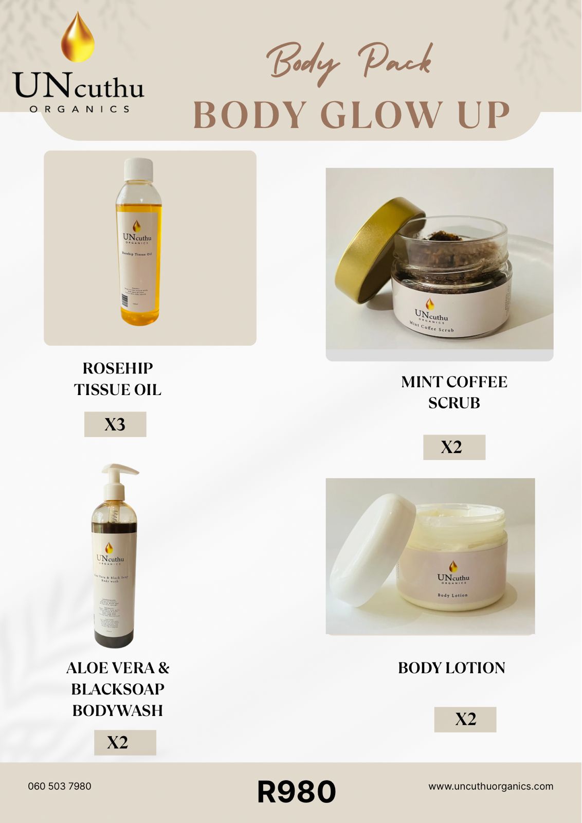 Combo 4 - Body Pack - Body Glow Up image 2