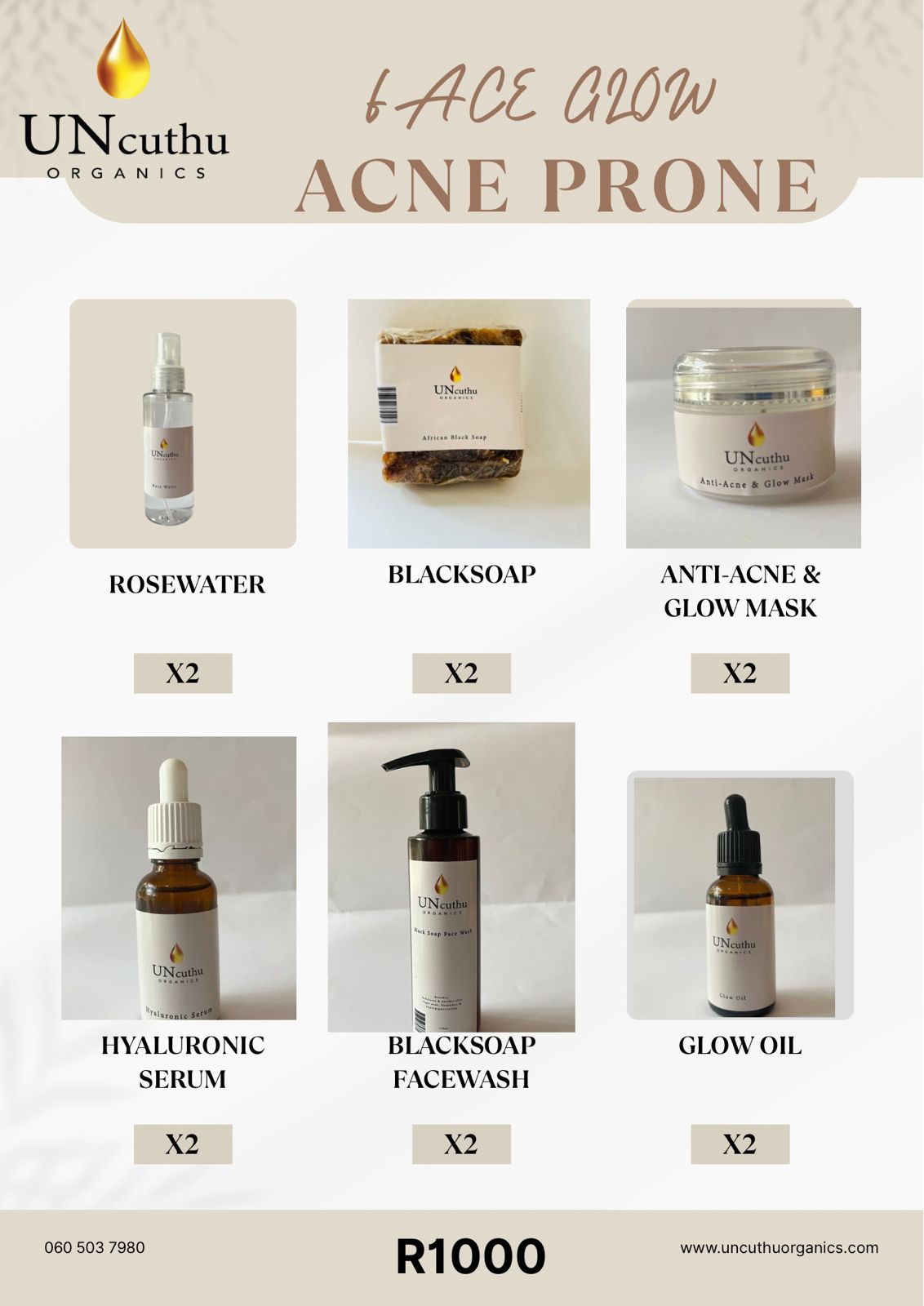 Combo 1 - Face Glow - Acne Prone